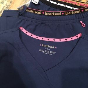 HeartSoul Navy Scrub Set